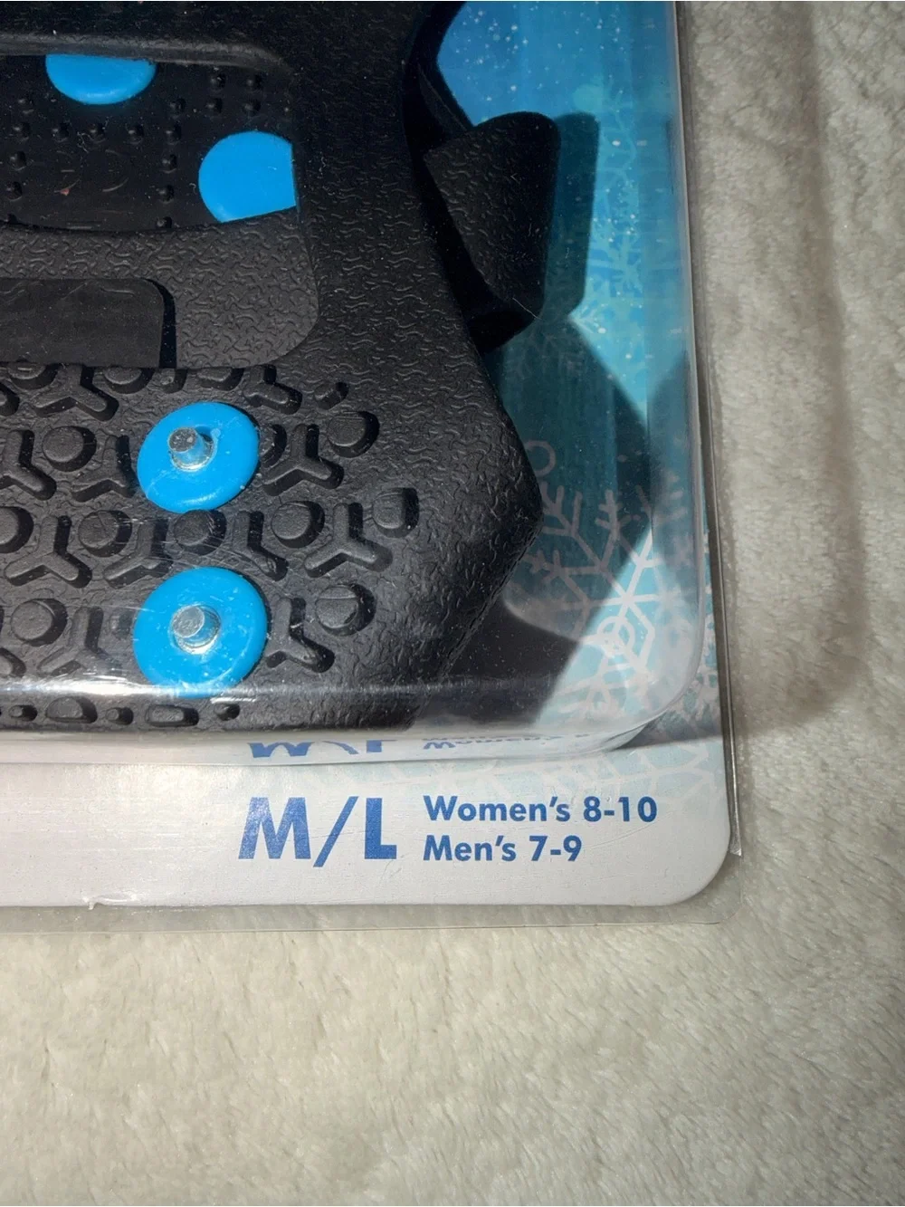 Snow Treads Ice Cleats Traction Grips M/L Women 8-10 Men 7-9 New